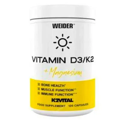 Vitamin D3/K2 120 cápsulas, Weider