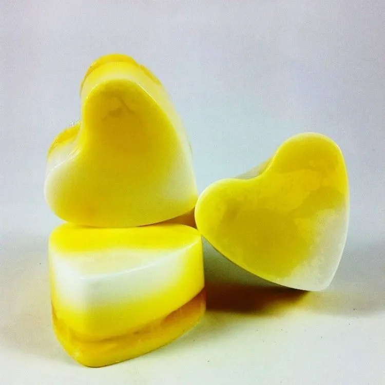 Jabón forma corazón plátano, Big Soap Factory
