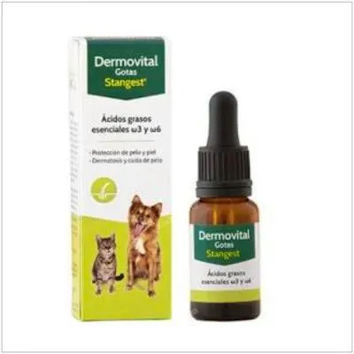 Dermovital gotas OMEGA3-6 vet 15 ml, Stangest Vet