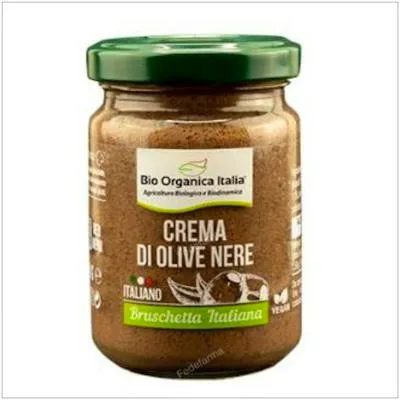 Pâté d'olives noires BIO 100 g, Bio Organica Italia