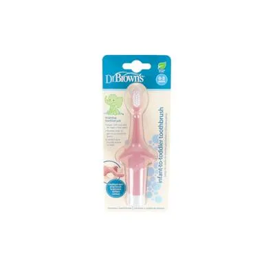 Cepillo dental infantil 0-3 años 1un rosa, Dr. Brown´s