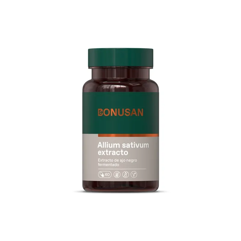 Allium sativum extracto ajo fermentado 60 cápsulas, Bonusan