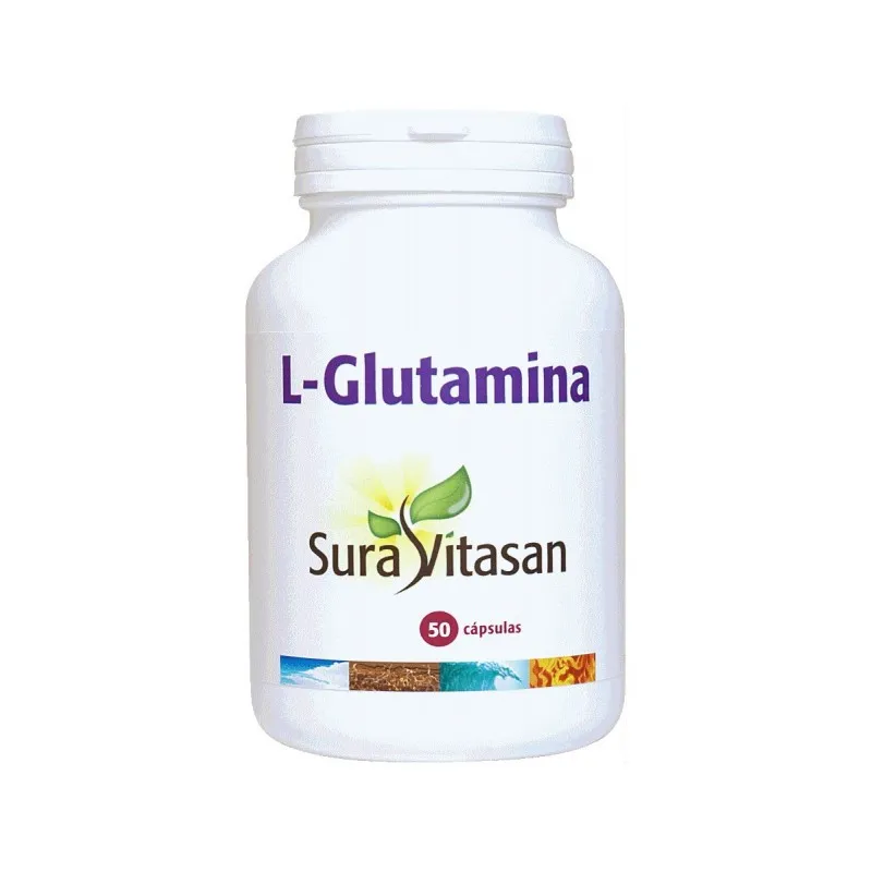 L-glutamina 500 mg 50 cápsulas, Sura Vitasan