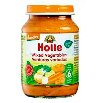 Potito verduras variadas 6meses demeter 190 g, Holle