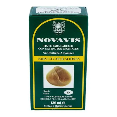 Tinte 8N rubio claro 135 ml, Novavis