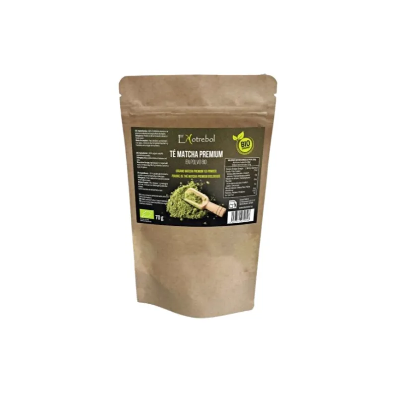 Té matcha premium polvo BIO 70 g, Ekotrebol