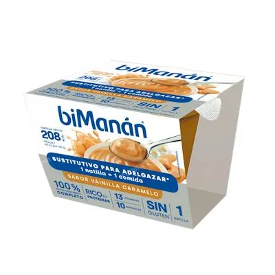 Beslim copa vainilla caramelo, Bimanan