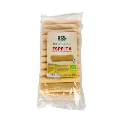 Melindros de espelta BIO 200 g, Solnatural