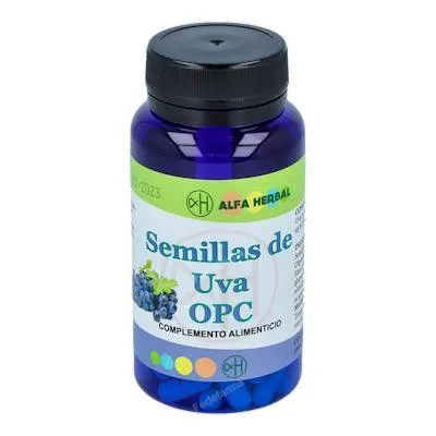 OPC semillas de UVA 90 cápsulas, Alfa Herbal