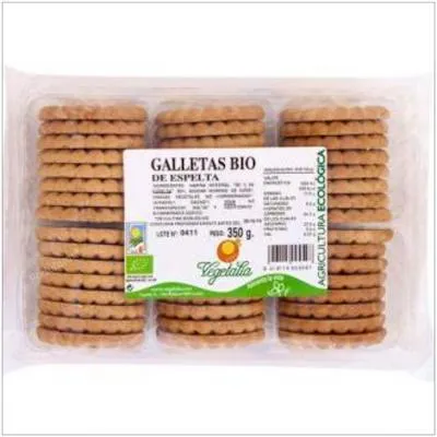 Galletas de espelta BIO 350 g, Vegetalia