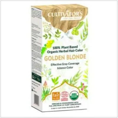 Rubio dorado tinte orgánico ecocert 100 g, Cultivators