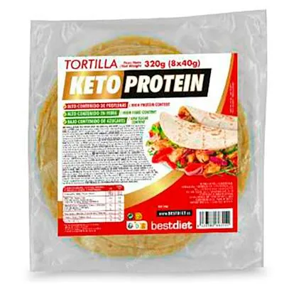 Tortillas mexicanas 8 x 40 g, Keto Protein