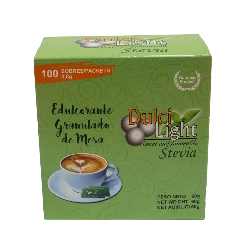 Stevia s/g 100 sobres, Dulcilight
