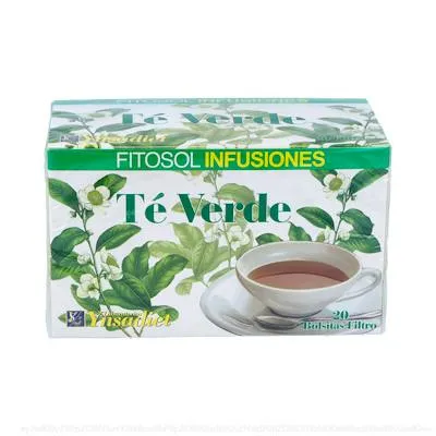 Infusión té verde 20 filtros, Fitosol