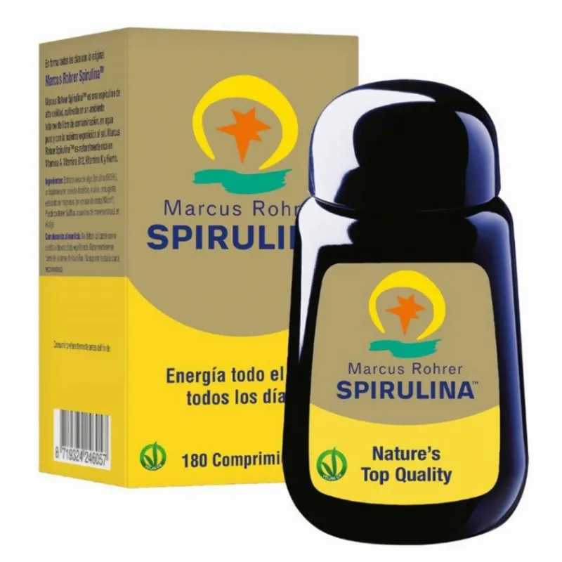 Spirulina 180 comprimidos, Marcus Rohrer
