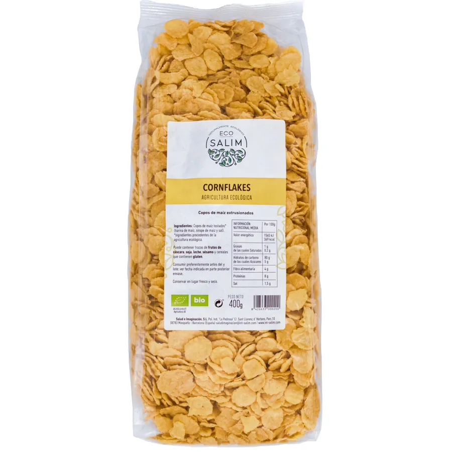Cornflakes BIO 400 g, Ecosalim