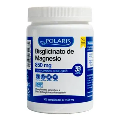 Bisglicinato de magnesio 850 mg 300 comprimidos, Polaris