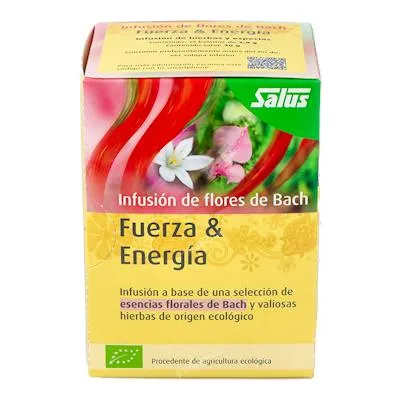 Infusión flores bach fuerza y energía 15 sobres, Salus