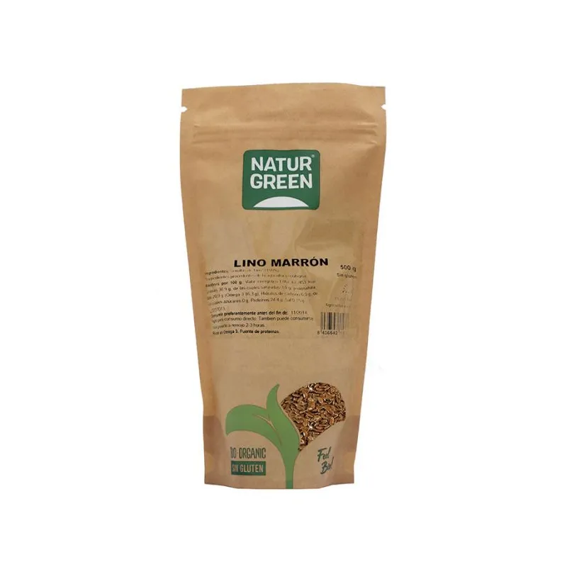 Brown flaxseeds naturgreen BIO 500 g, Natur Green