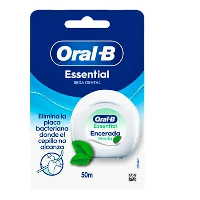Essencial floss seda dental menta 50mtrs, Oral-b