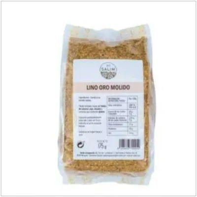 Semillas de lino dorado molido 175 g, Int Salim