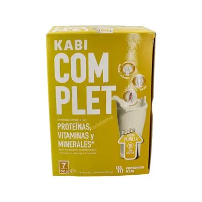 Vainilla 62 g 7 sobres, Kabi Complet