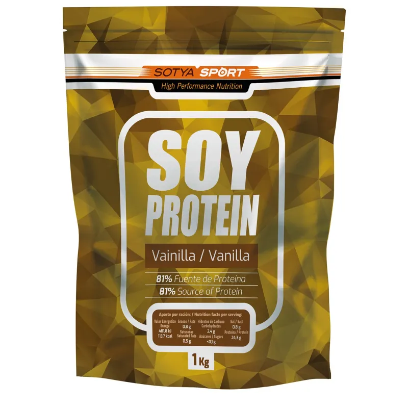 Soy protein vainilla 81% sport 1 kg, Sotya