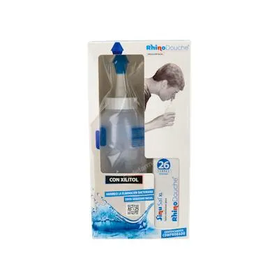 Nasenspülgerät 500 ml+ Salze mit Xylit 26 Beutel, Rhinodouche