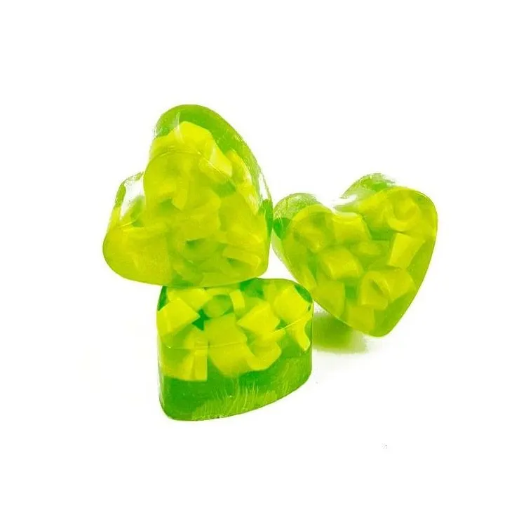 Jabón forma corazón Uva Verde, Big Soap Factory