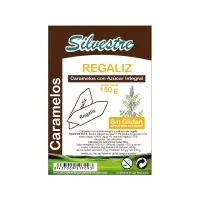 Caramelos regaliz integ. con AZ 150 g, Silvestre