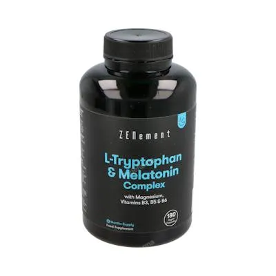 Complejo de l-triptofano y melatonina 180 cápsulas, Zenement