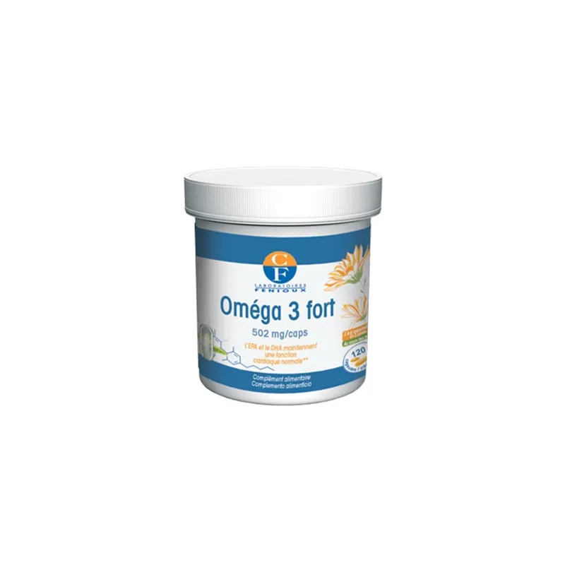 Omega 3 fort 502 mg 120 cápsulas, Fenioux