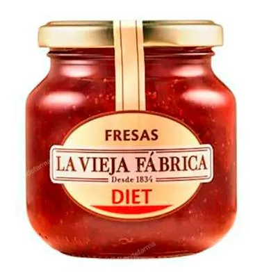 Compota de morango diet com frutose 280 g, La Vieja Fabrica