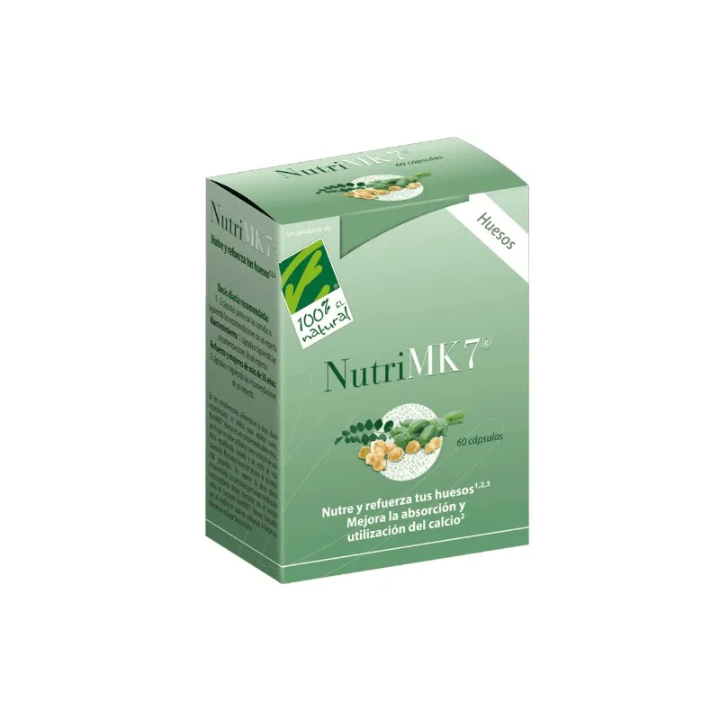 Nutri mk7 huesos 100%natural 60 cápsulas, 100% Natural