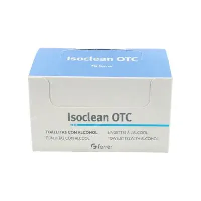 Celulosa 50 toallitas, Isoclean