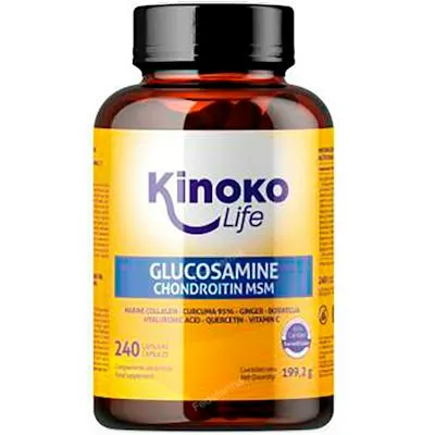 Glucosamine chondroïtine met MSM 240 capsules, Kinoko Life
