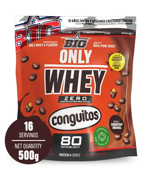Only whey concentrado proteína conguitos dark 500 g, Big