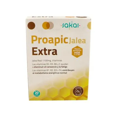 Proapic jalea real extra 20 ampollas, Sakai