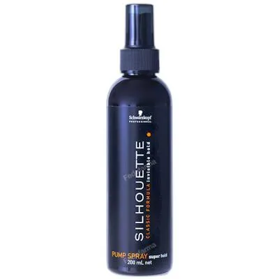 Silhouette pump spray. super hold 200 ml, Schwarzkopf Professional