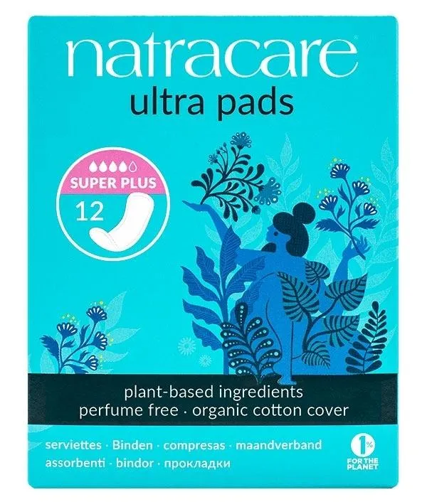 Compresa Ultra Súper Plus 12 uds., Natracare