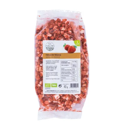 Fresa En Trozos BIO 40 g, Ecosalim