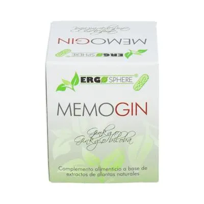 Ginkgo biloba (memogin) ergosphere 45 cápsulas, Ergonat