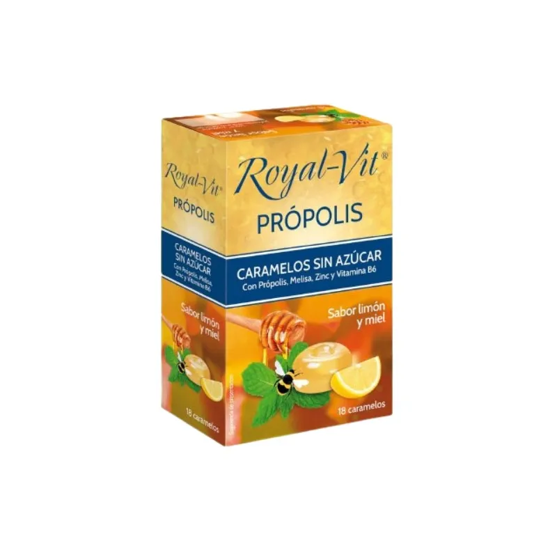 Royal-vit própolis melisa limón miel 18 caramelos, Dietisa