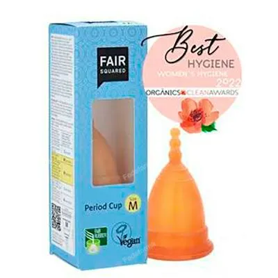 Copa menstrual latex 100 % natural Talla M 13 ml, Fair Squared