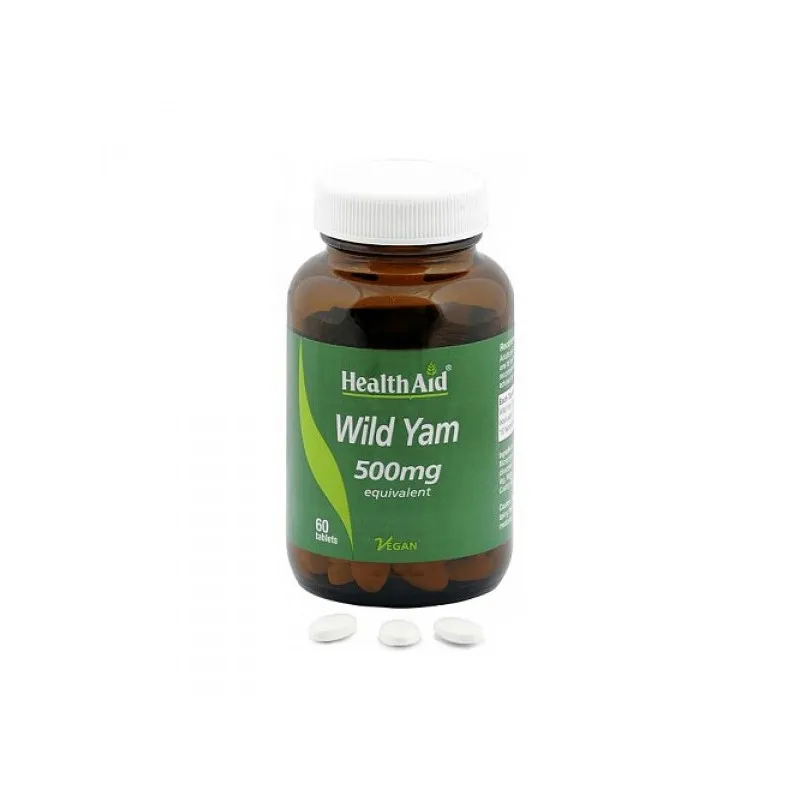 Ñame silvestre 500 mg 60 comprimidos, Health Aid