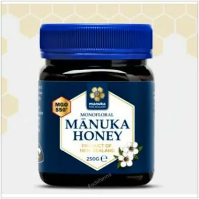 Raw Manuka honey MGO 550+ monofloral 250 g, Manuka New Zealand