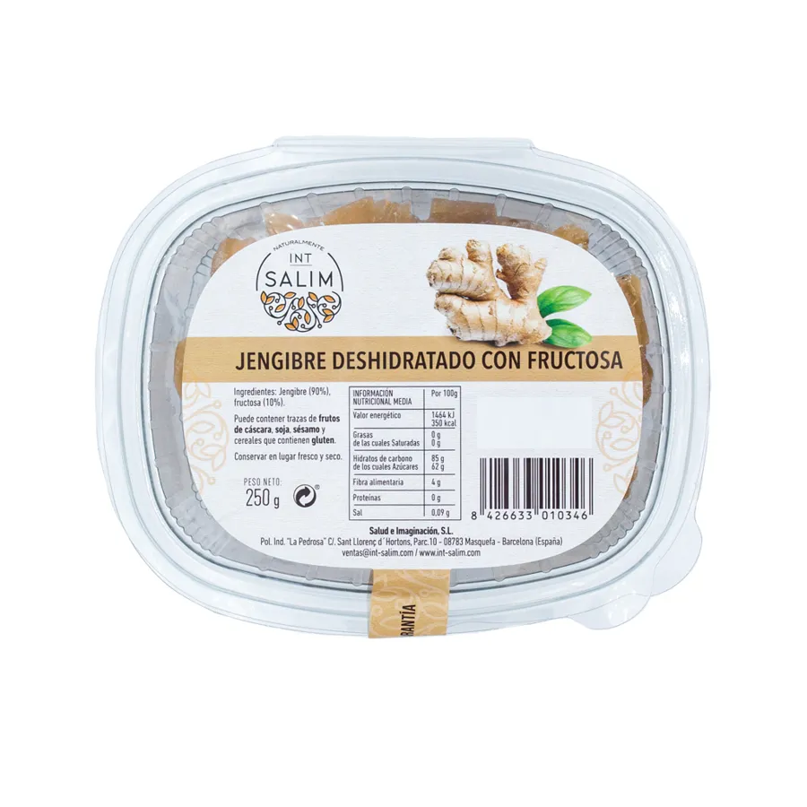 Gingembre déshydraté au fructose 250 g, Intsalim
