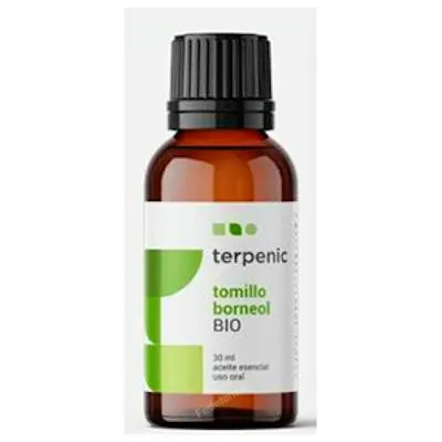 Óleo essencial de tomilho borneol alimentar BIO 30 ml, Terpenic