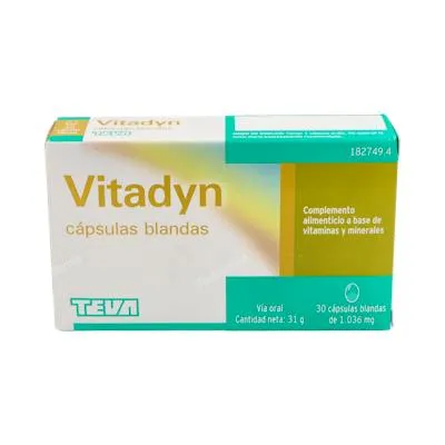 Vitadyn 30 cápsulas, Vitadyn
