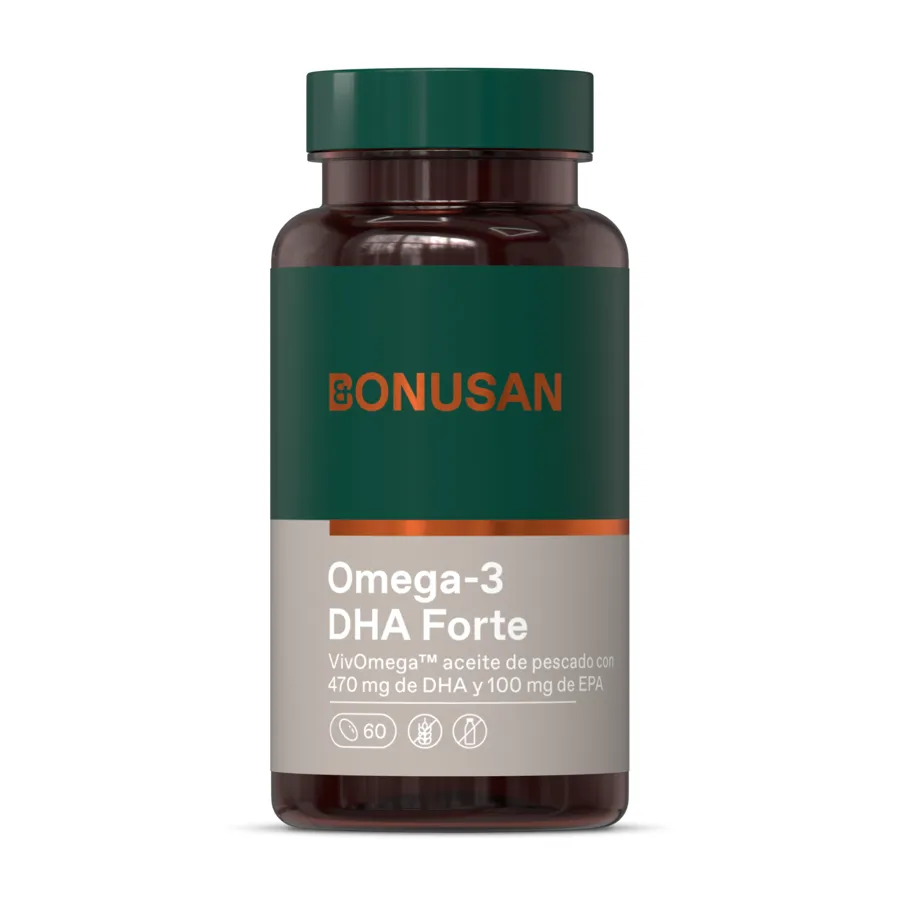 OMEGA-3 DHA forte 60 perlas, Bonusan